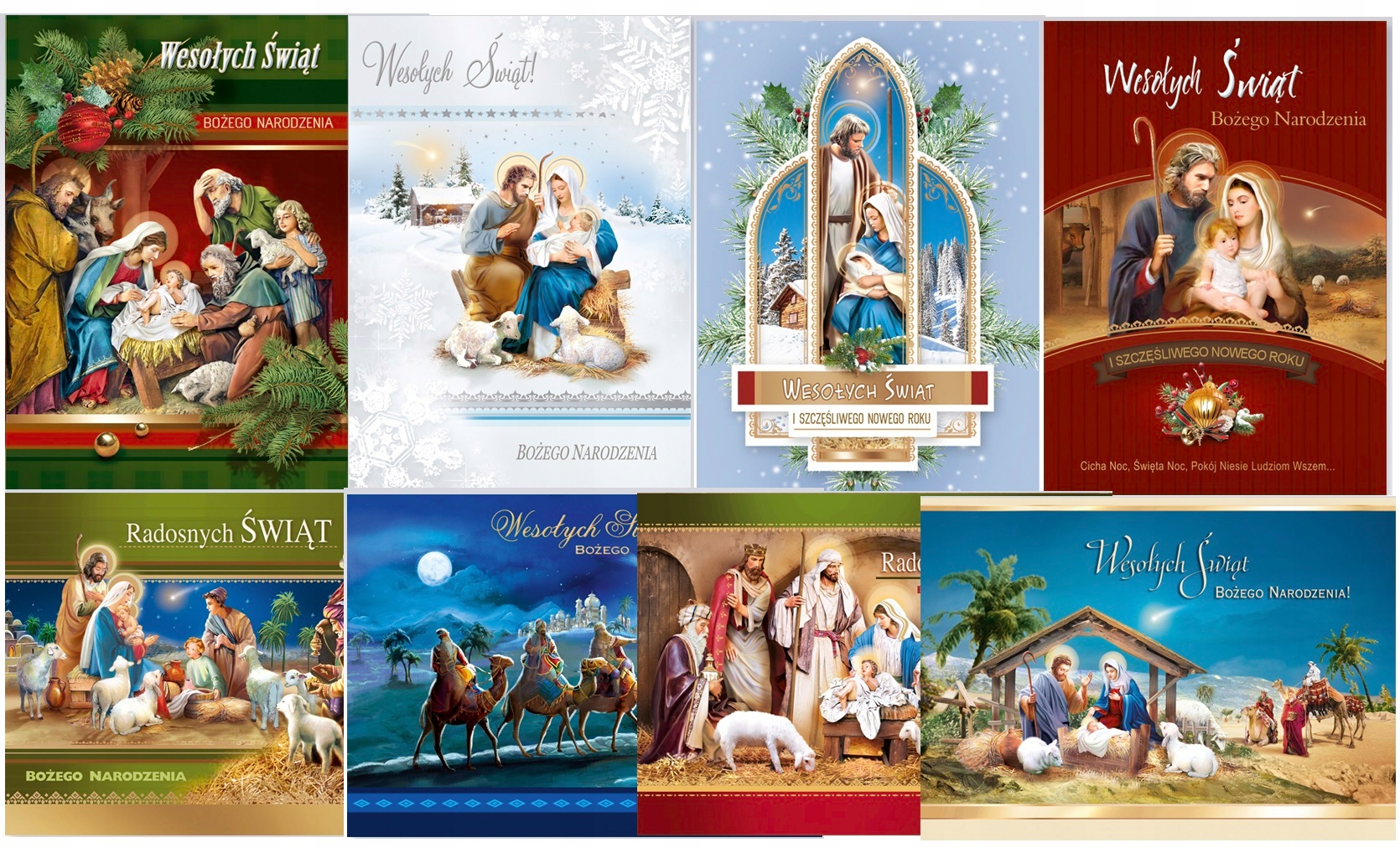 

Karnet Święta Boże Narodzenie Bn Koperta 8 Sztuk