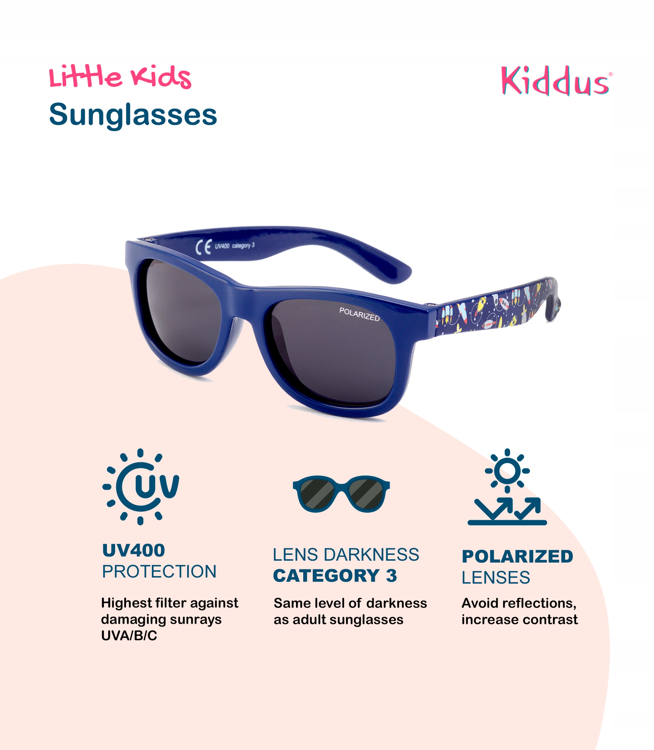 Kiddus Baby Explorer - Rakiety Materiał oprawki guma