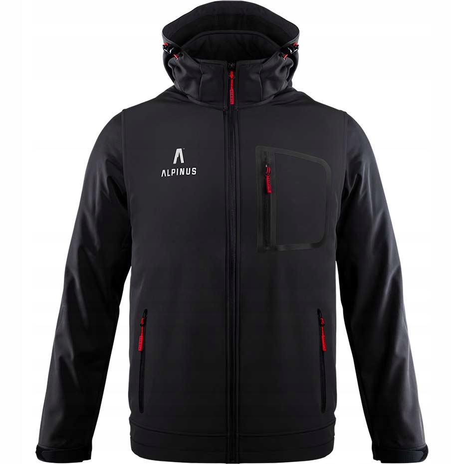 KURTKA MĘSKA SOFTSHELL KAPTUR ALPINUS STENSHUVUD S