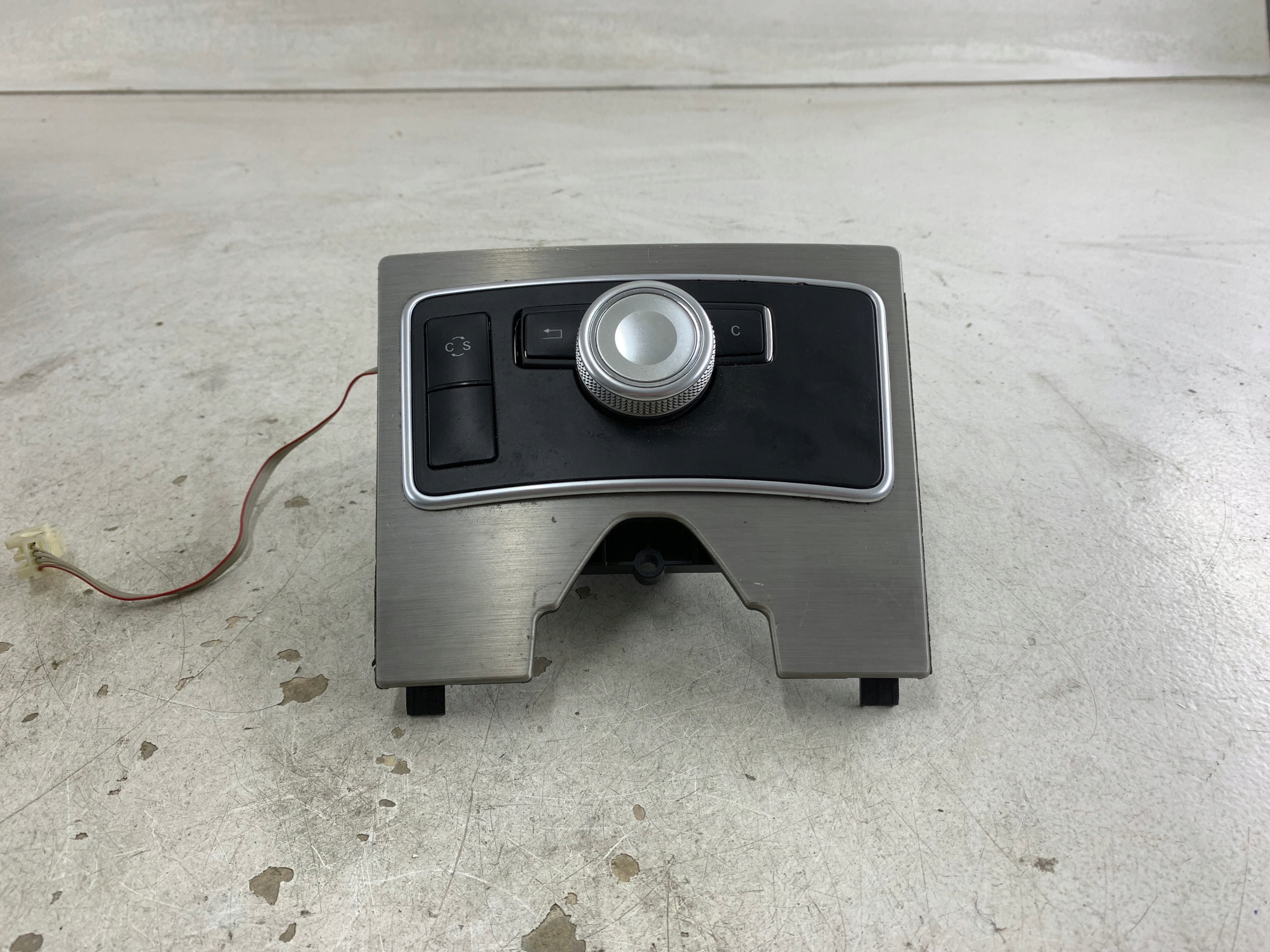 MERCEDES W212 PANEL switch IDRIVE SZCZOTKOWANE aluminium