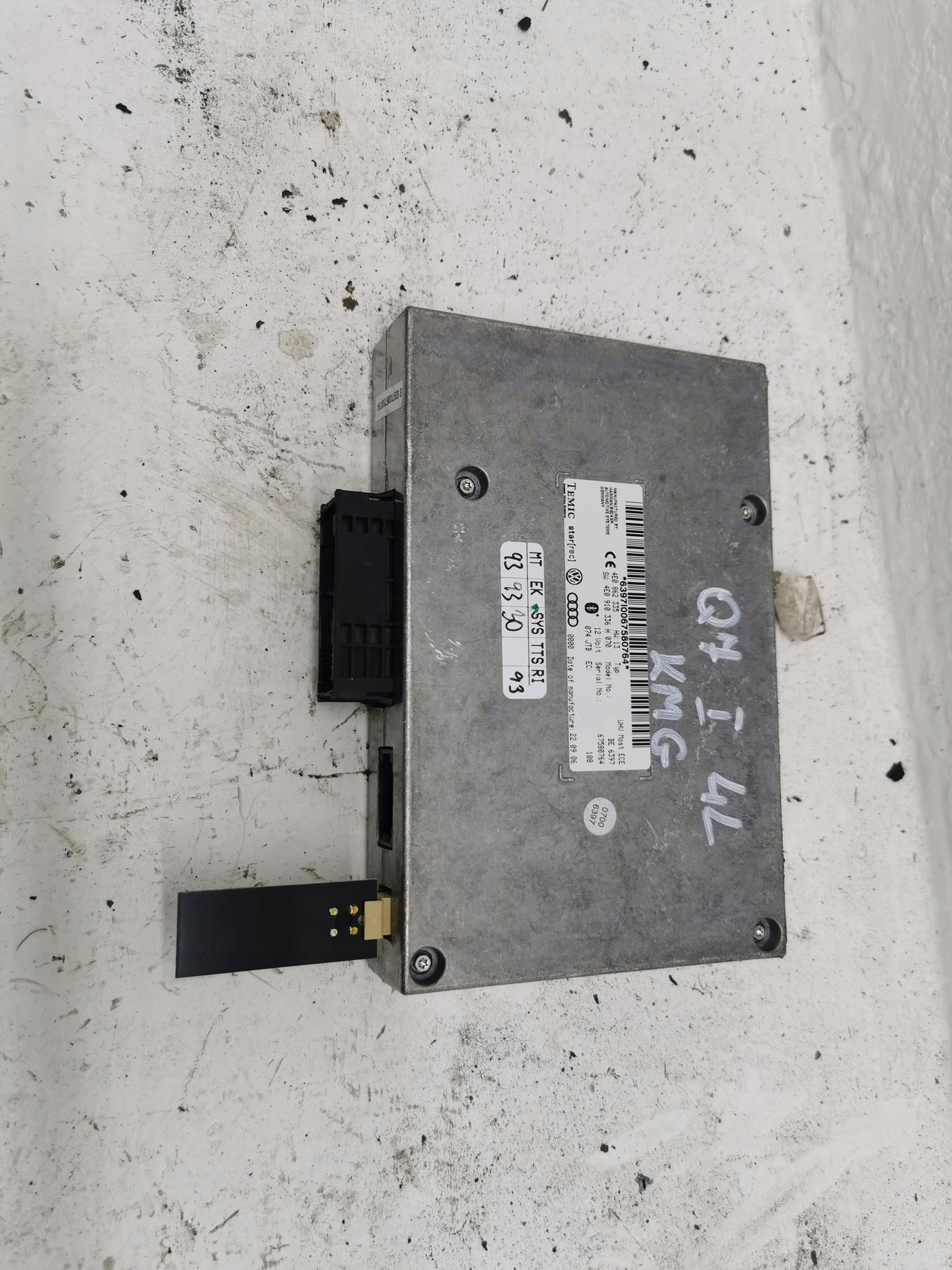 modul Bedienteil BLUETOOTH AUDI Q7 und 4L 4E0862335