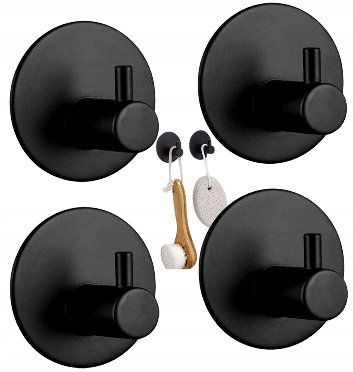 

Haczyki Łazienkowe do Łazienki Samoprzylepne x 4