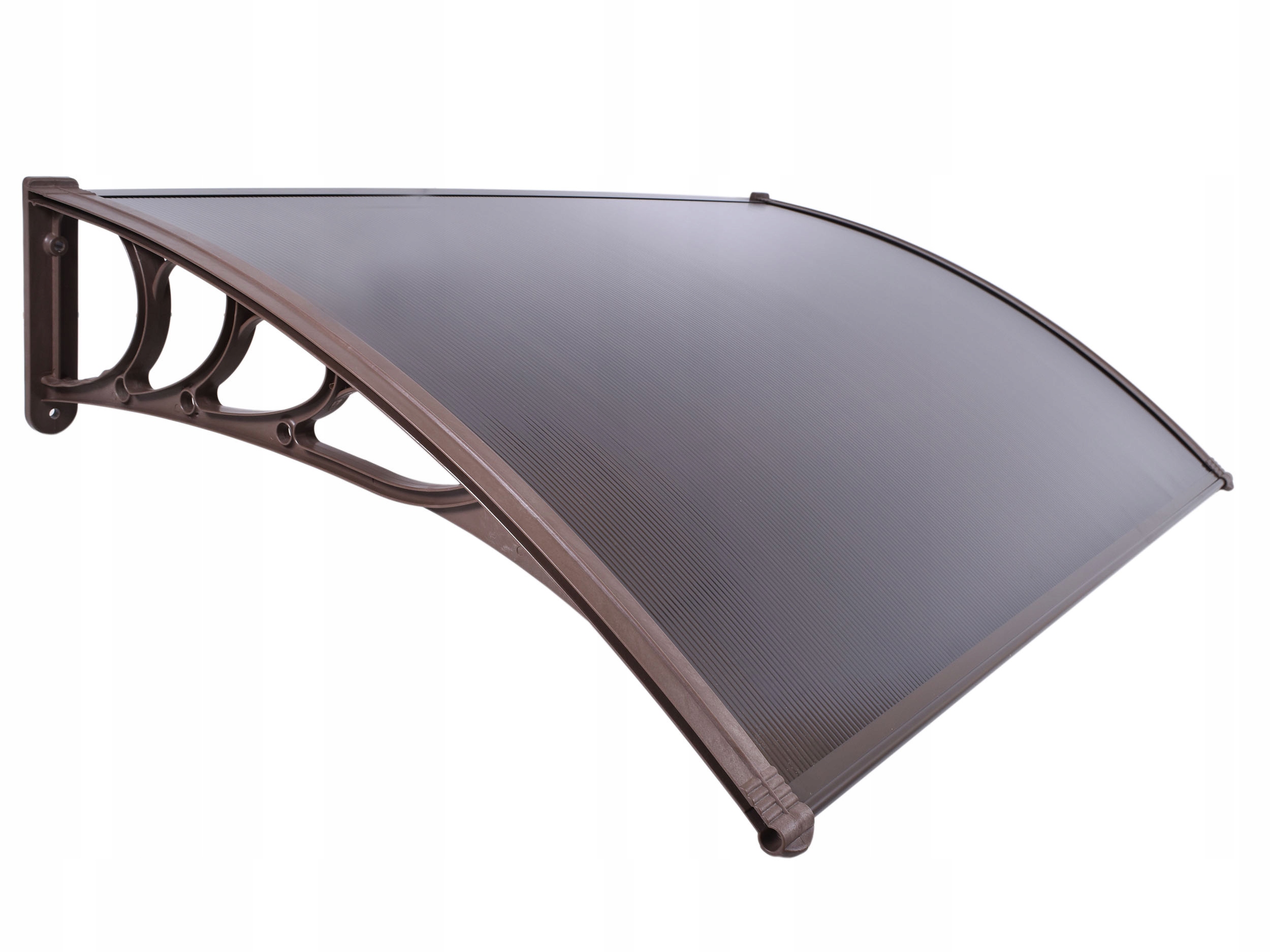 DASZEK NAD DRZWI WEJŚCIOWE KLIME ZADASZENIE 150x100 POLIWĘGLAN BRĄZOWY