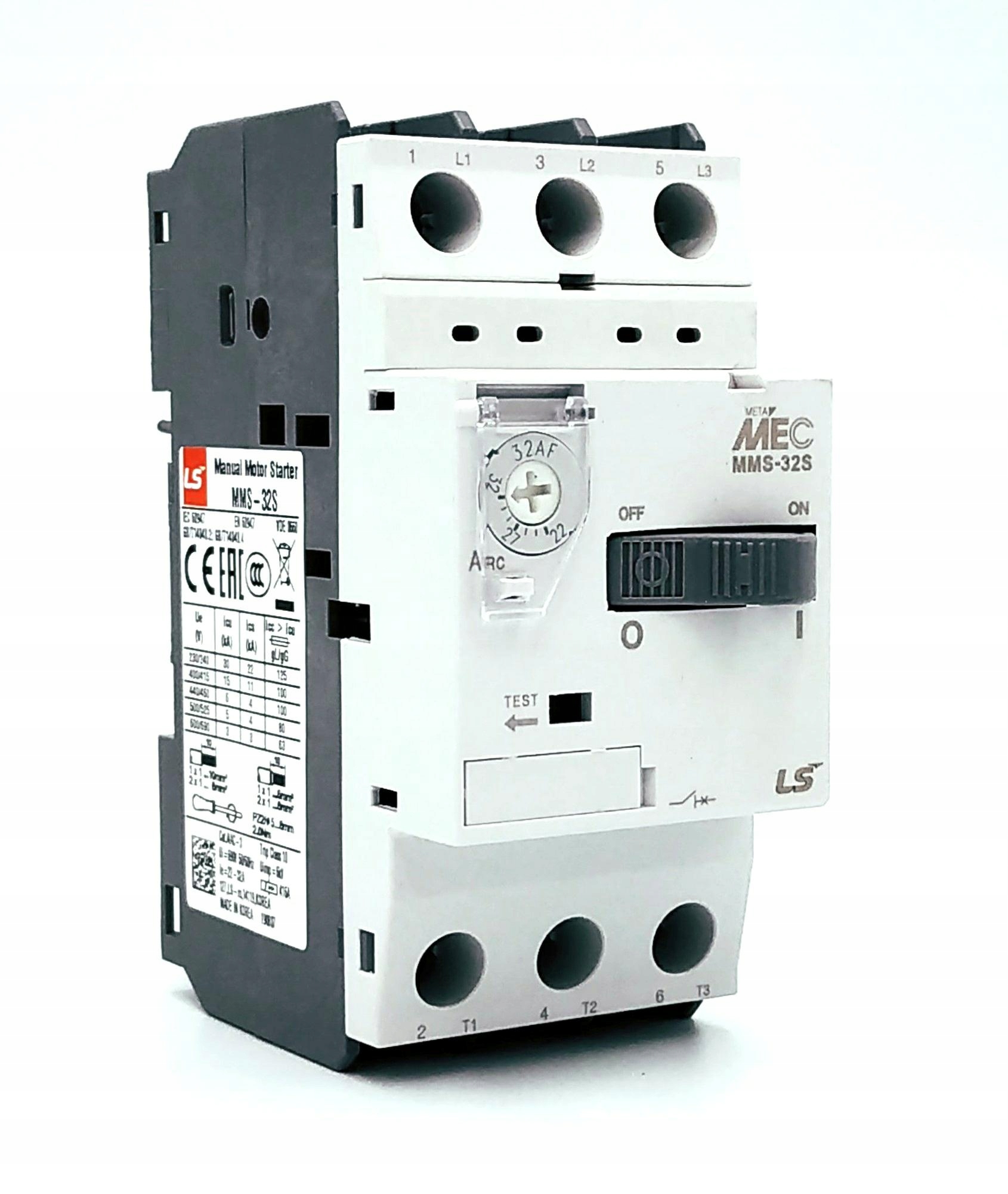 Motorový Vypínač MMS-32S 32A