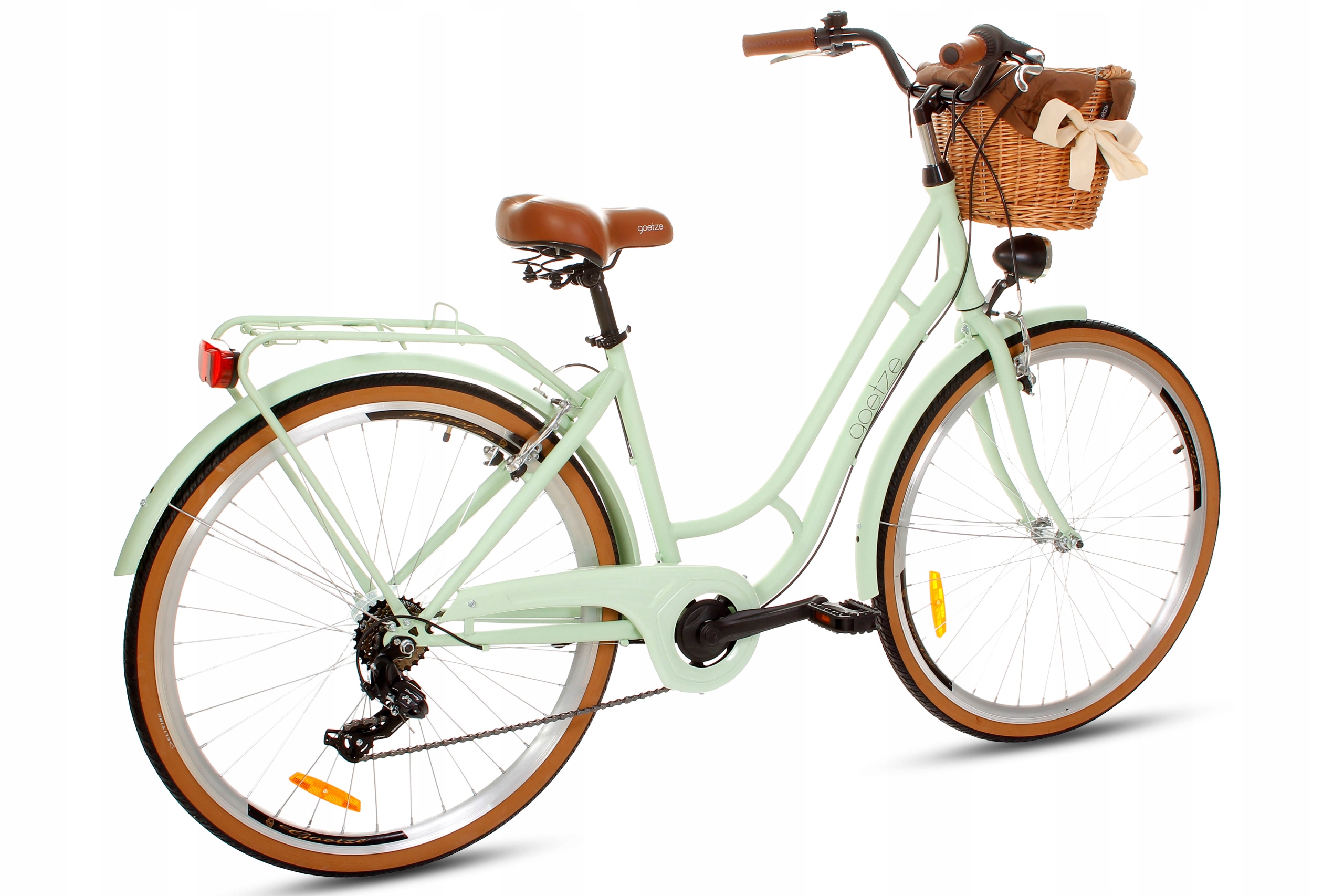 Жіночий міський велосипед GOETZE Retro 28 кошик Shimano Розмір рами 18 дюймів
