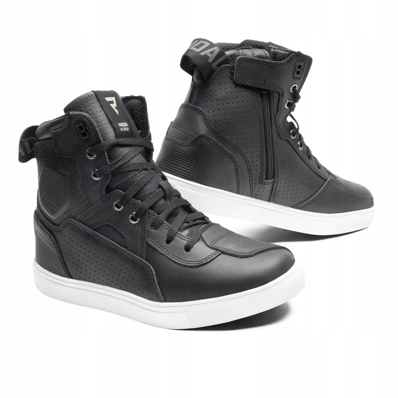 BUTY SKÓRZANE REBELHORN VANDAL BLACK/WHITE SOLE (39)