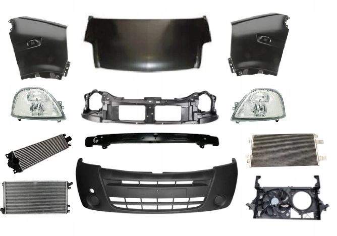 RENAULT MASTER LIFT 2004-2007 KOMPLETNY PRZÓD PAS