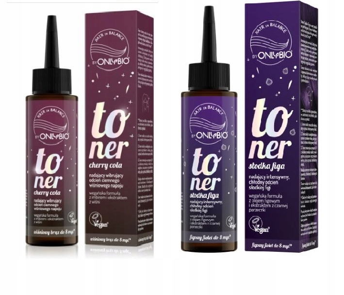 Onlybio Sada tonerů Cherry Cola a Sladký fík 2x100 ml