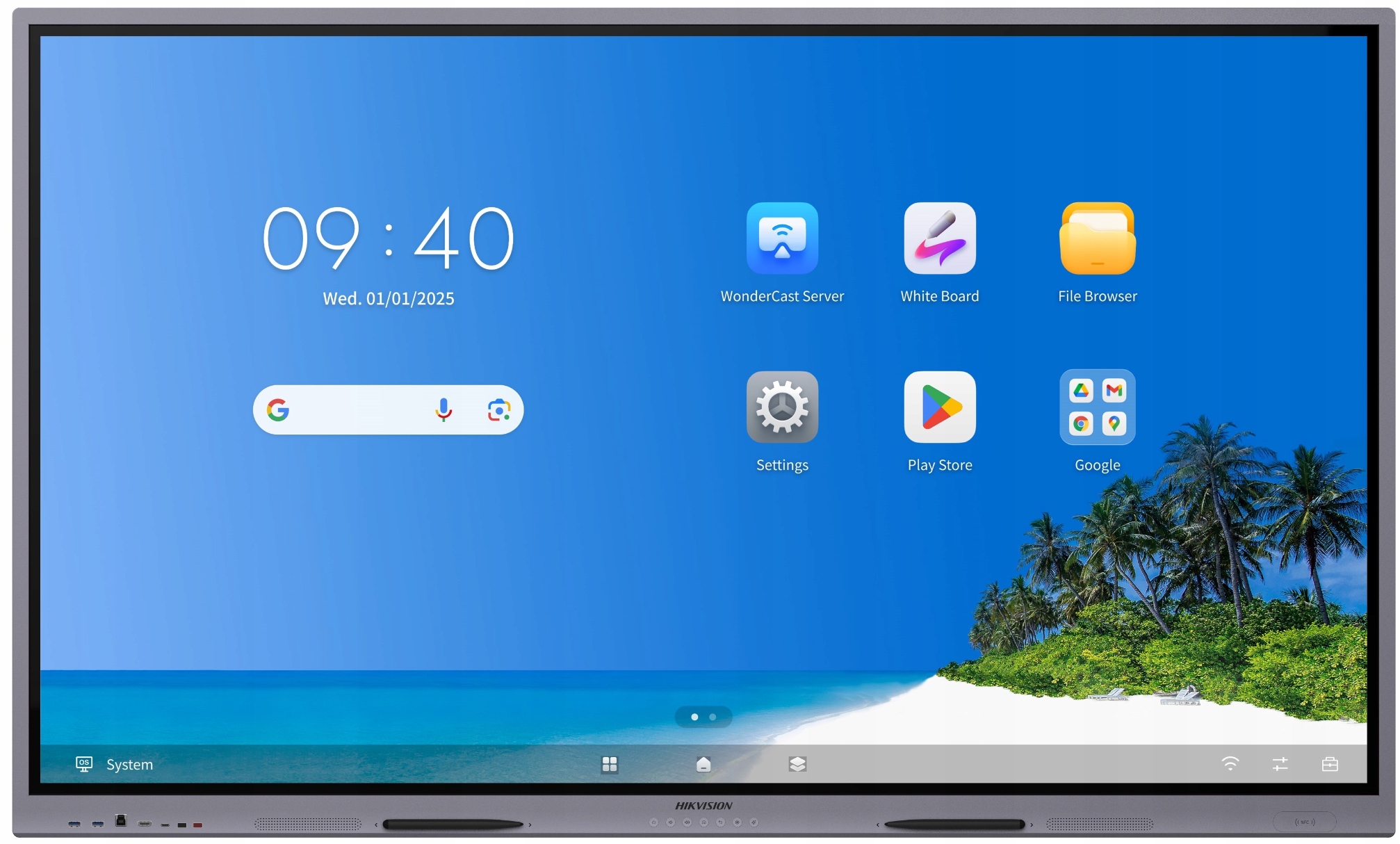 Monitor interaktywny Hikvision DS-D5B86RB/EP 86 4K Android 14