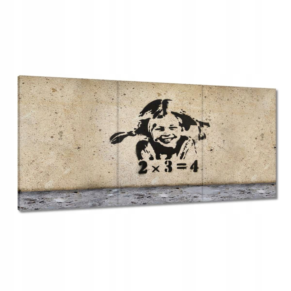 Obrazy 180x90 Banksy Dievčatko Pehy