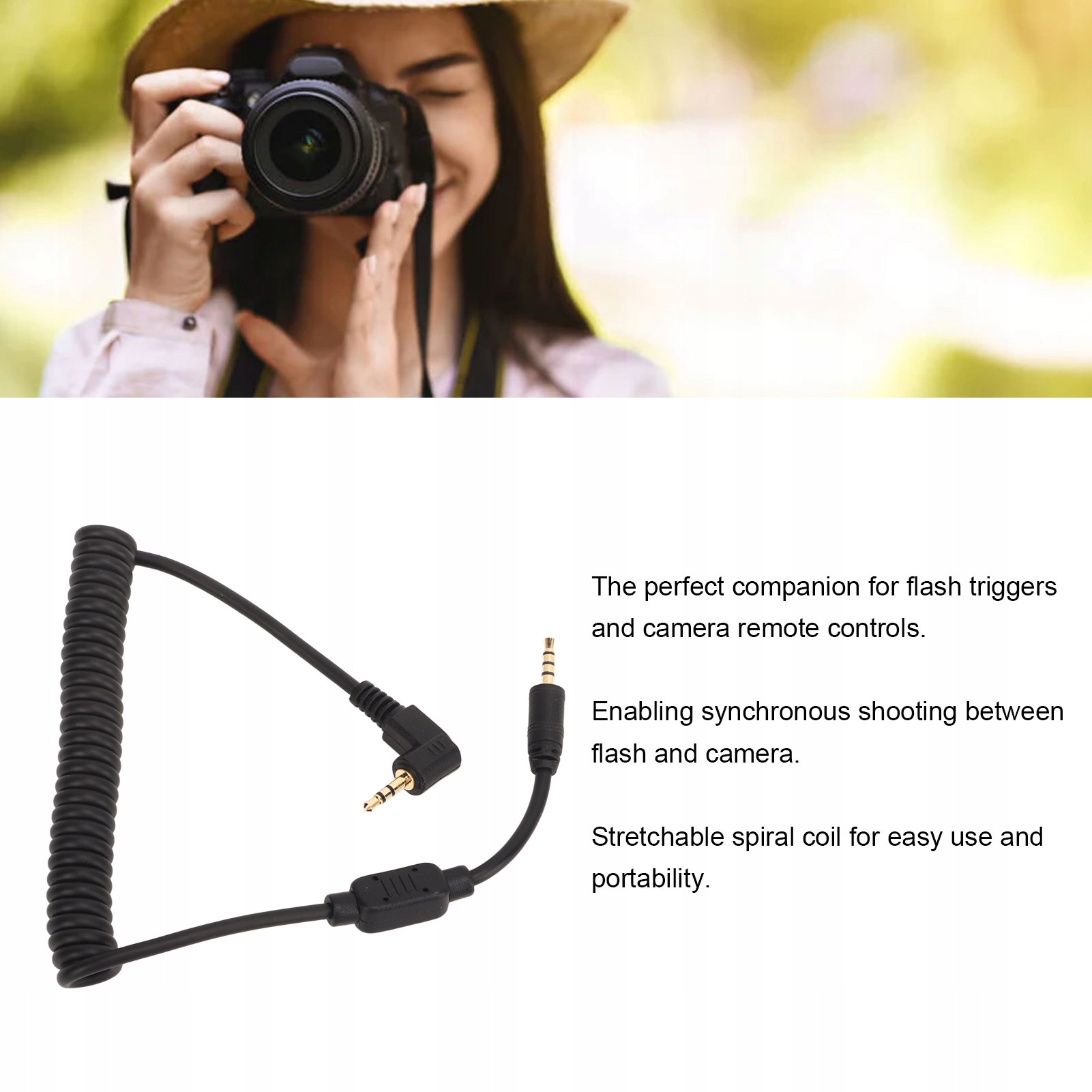 Pilot zdalnego sterowania do aparatu Przewód Rodzaj inny