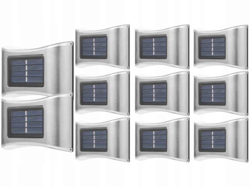 11 x solární nástěnné svítidlo Led lampa na slunce senzor
