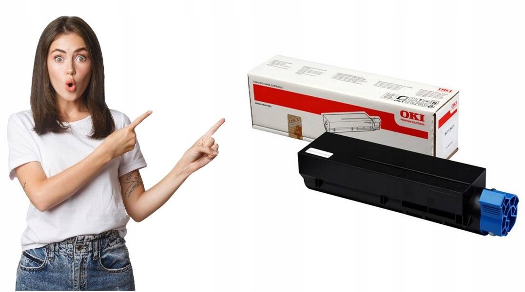 Toner czarny, Oki B432/B512 45807111