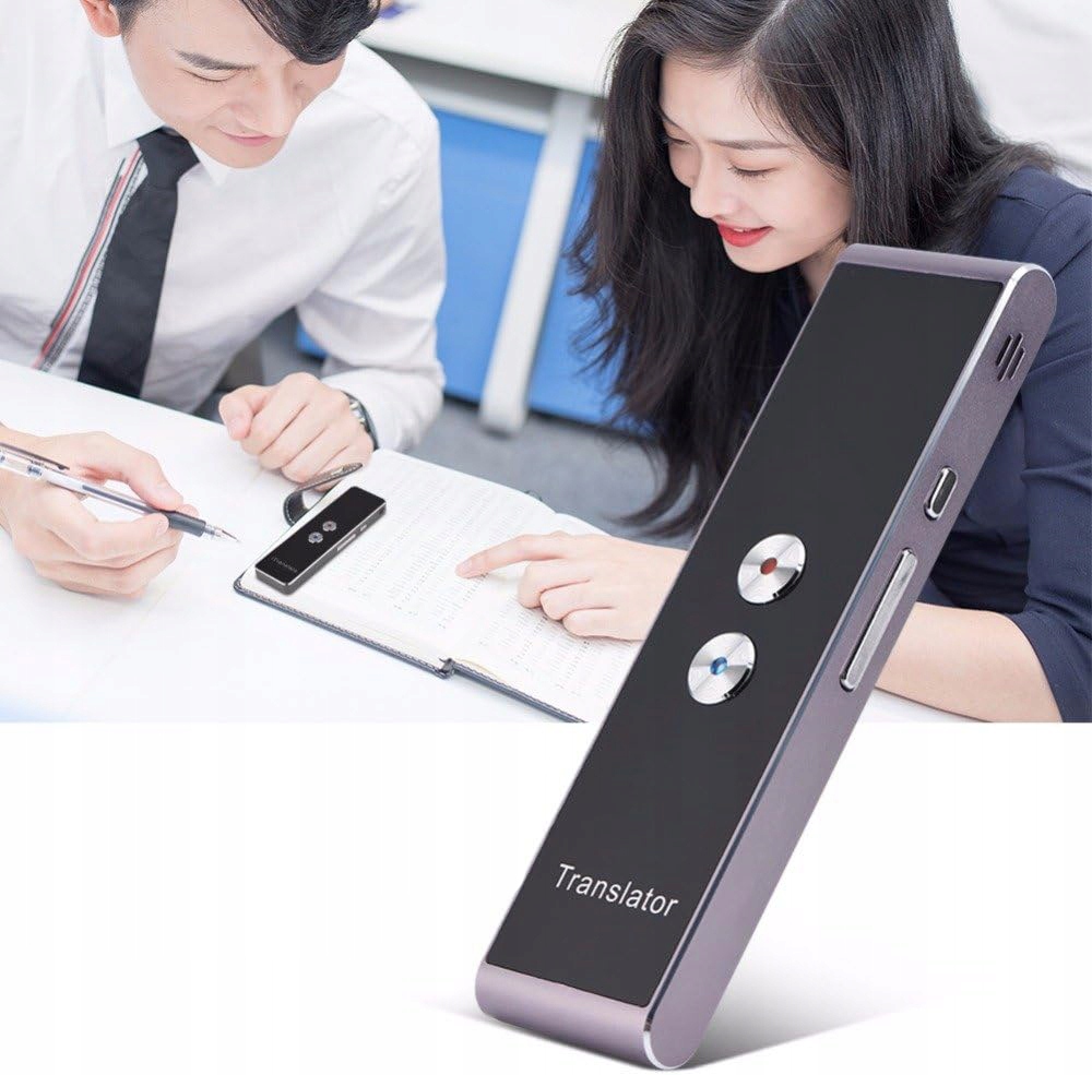 WIELOJĘZYCZNY INTELIGENTNY TRANSLATOR TŁUMACZ MOWY PRZENOŚNY NATYCHMIASTOWY Marka bez marki
