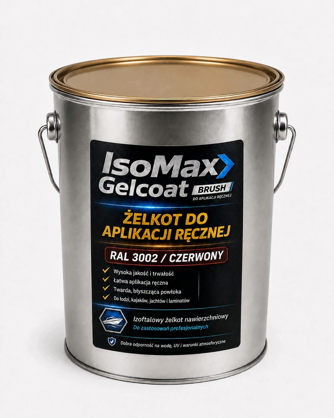 Izoftalový gelkot/topkot IsoMax Ral 3002 červený 5 kg Loď, laminát