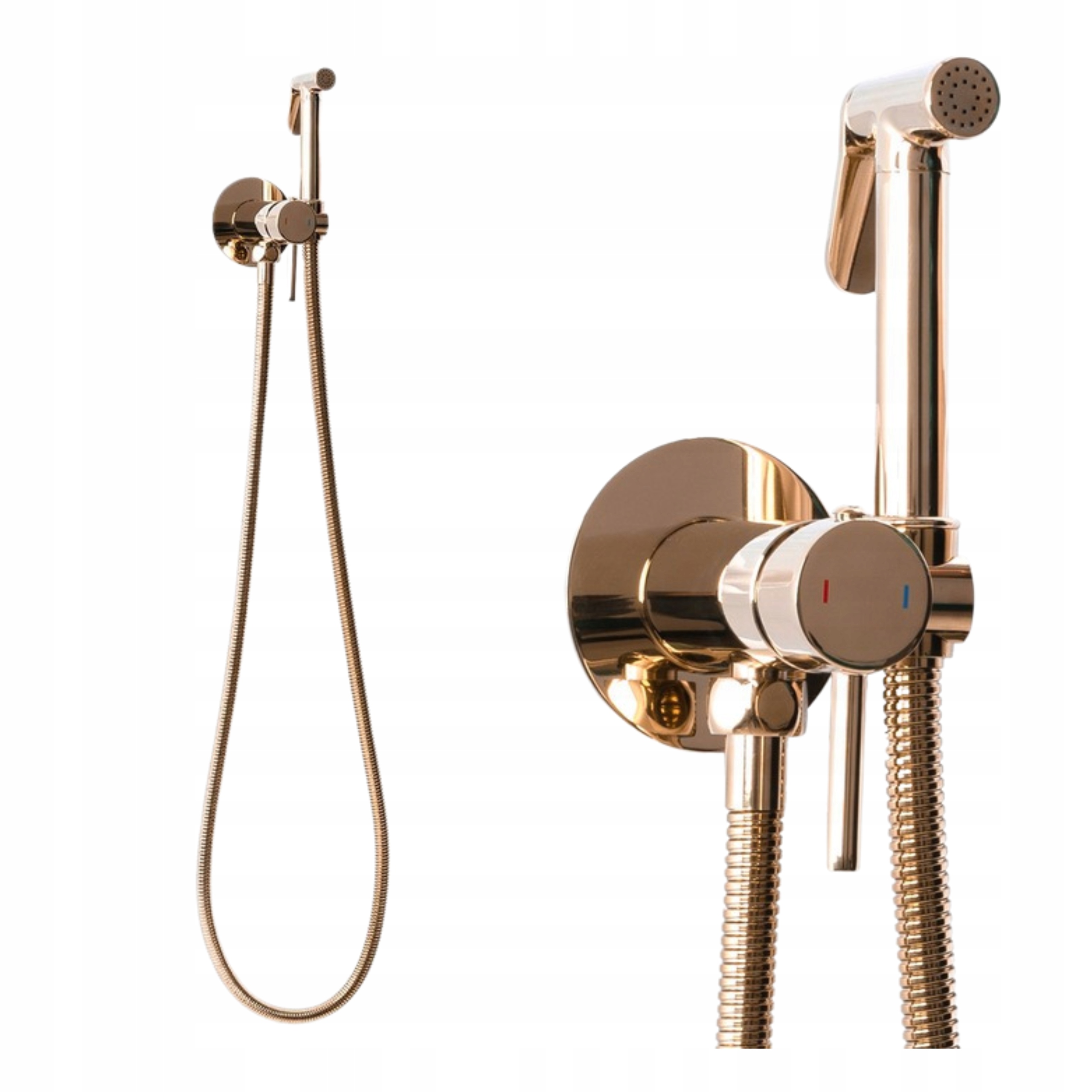 Zlatá Retro Bidetová Batéria Rea Loop Rose Gold Bidetta Pod Omietku