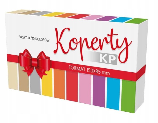 

Koperty kolorowe mini 150x85mm -50 sztuk KP-528