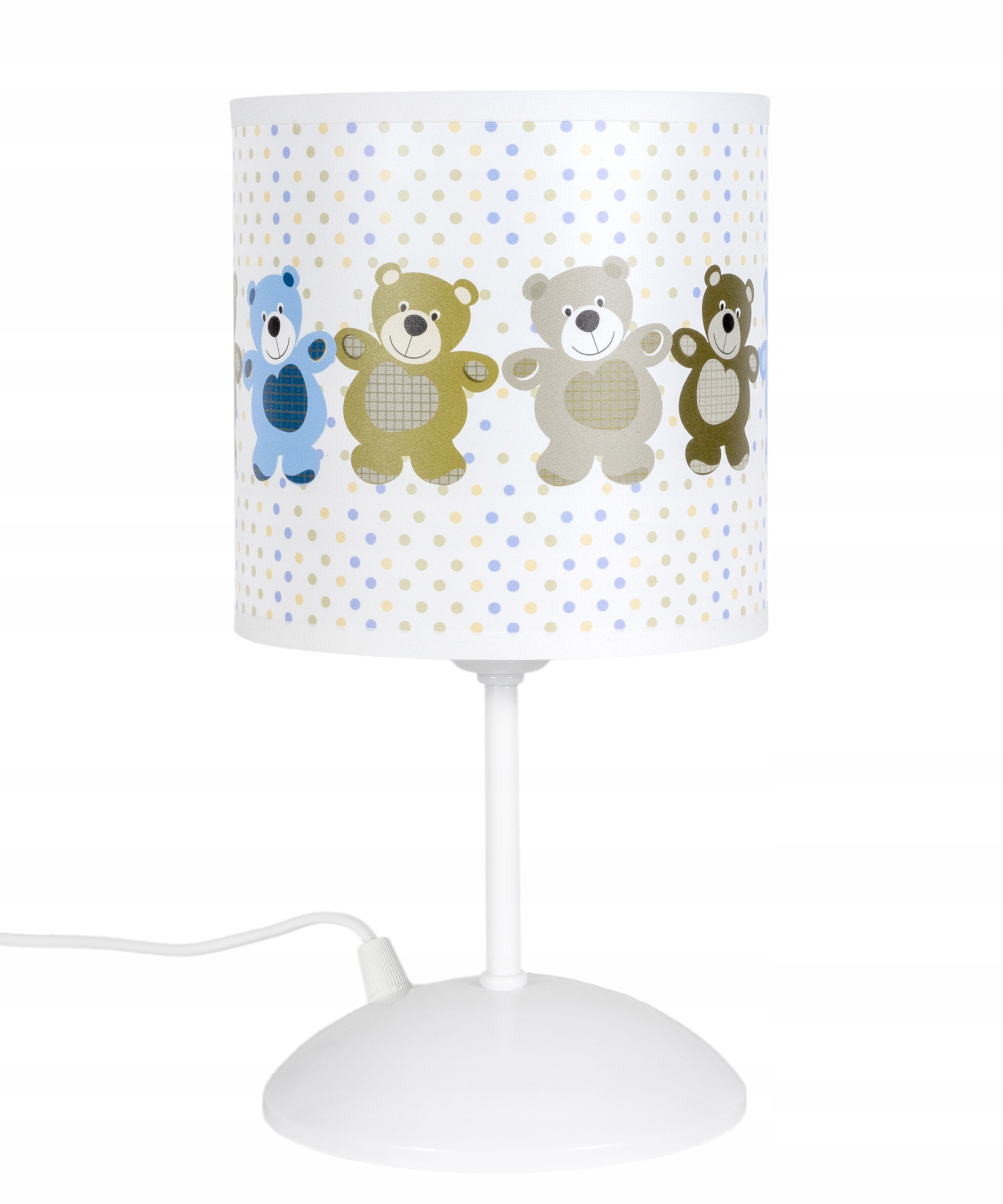

Lampka z abażurkiem dla dzieci wzór misie Led