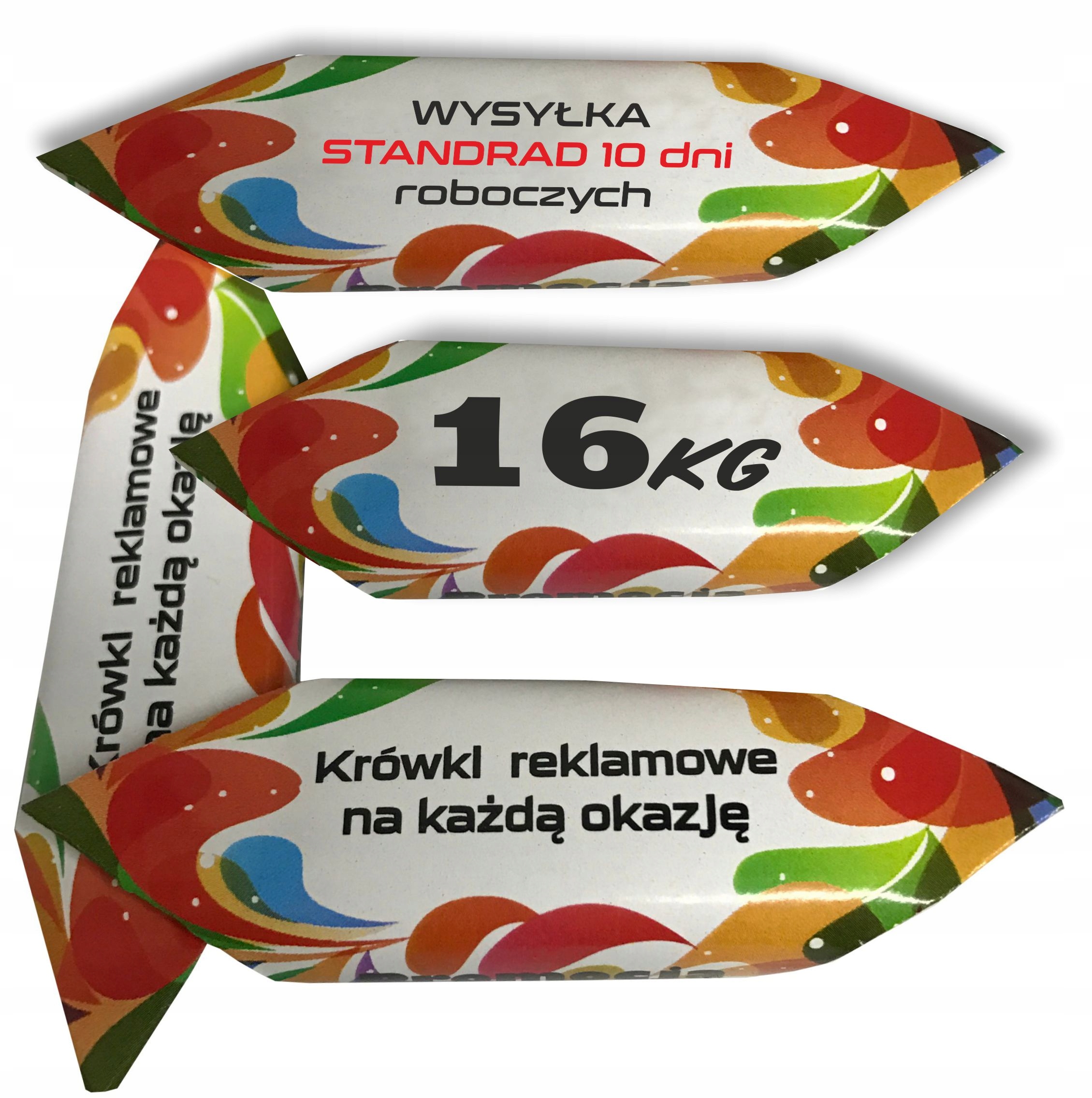 Levně Bonbóny Krówki S Vaším Logem 16KG Firemní bonbóny krówki Projekt gadgety