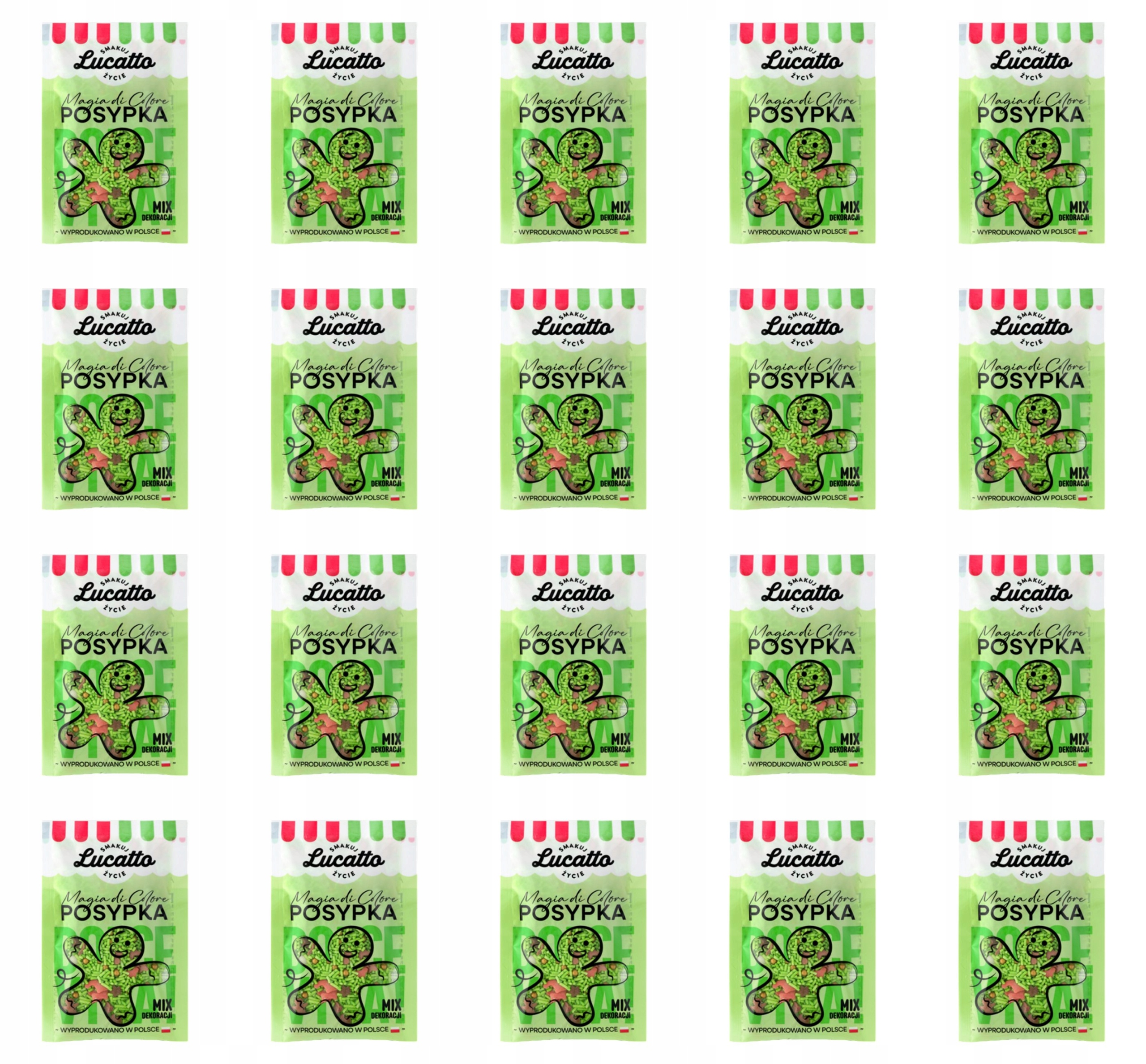 Dekorace vánoční mix Lucatto 30 g X20