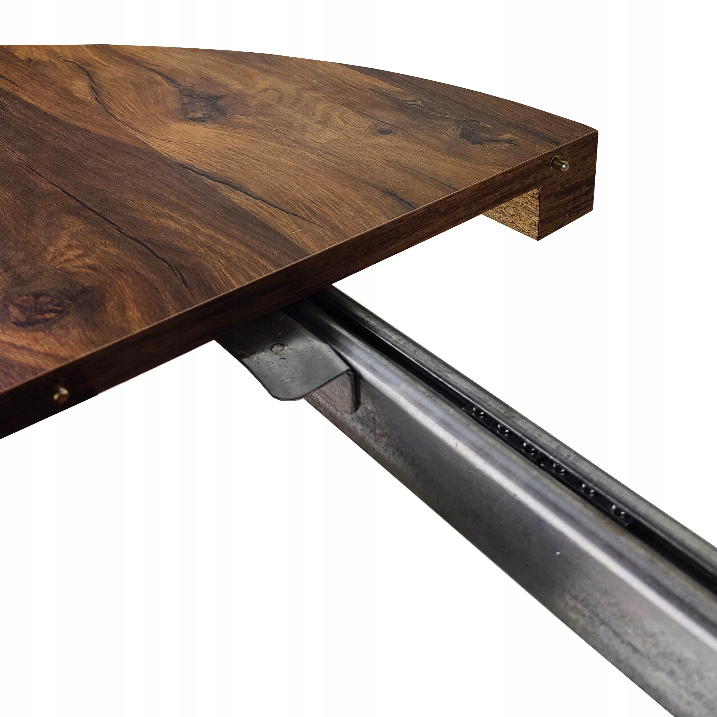 Stół Czarny okrągły rozkładany DĄB HUNTON Ø100/200 Marka inna