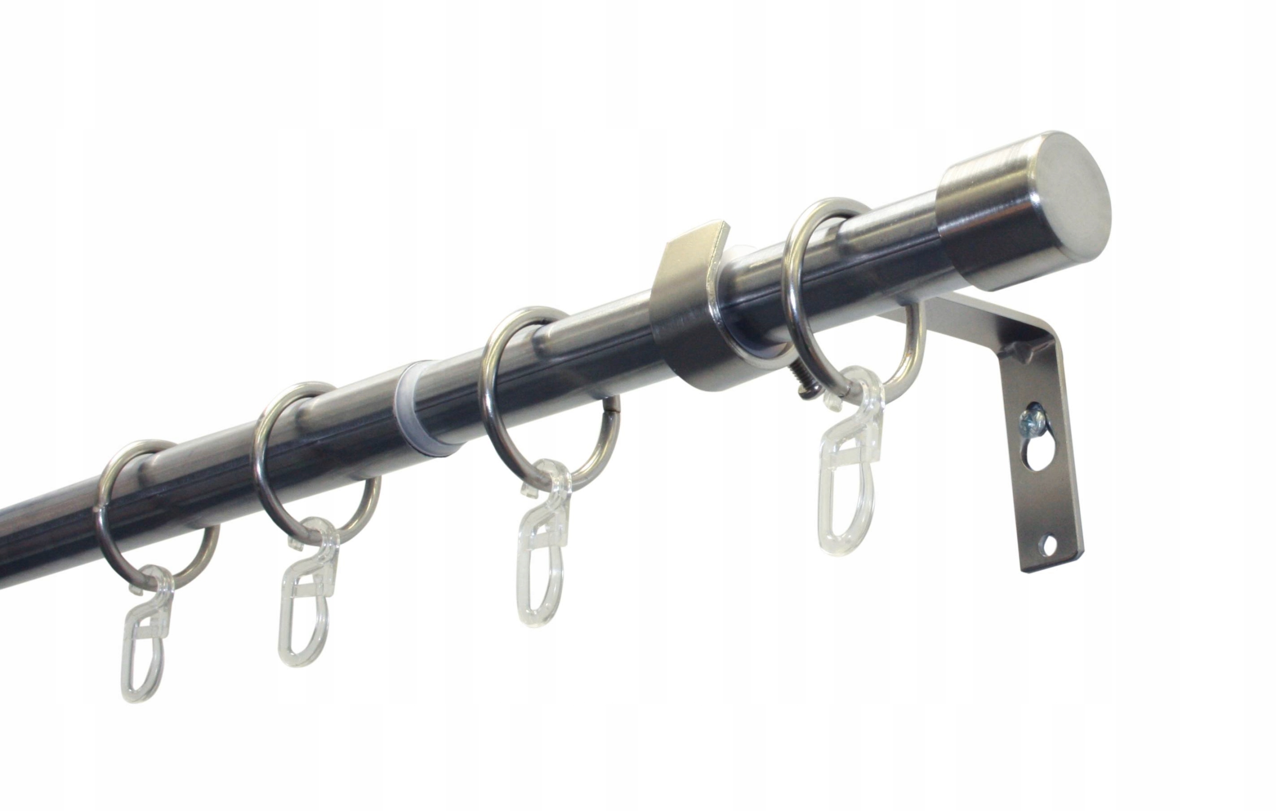 

Karnisz rozsuwany Cap stal Ø 19/16mm 120-190 cm