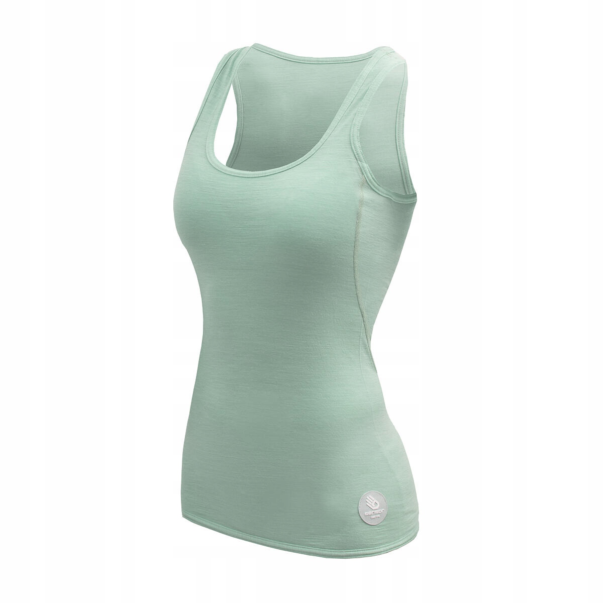 Sensor Merino Air dámské triko bez rukávu basil green velikost L