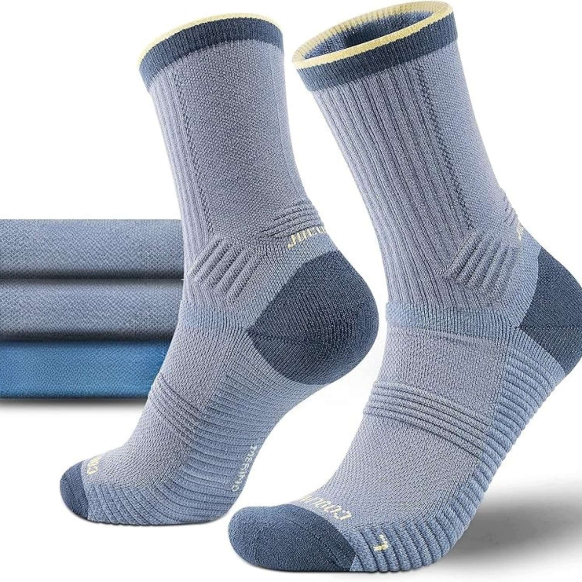 Skarpety trekkingowe merino kompresyjne 3 pary oddychające damskie M 38-42