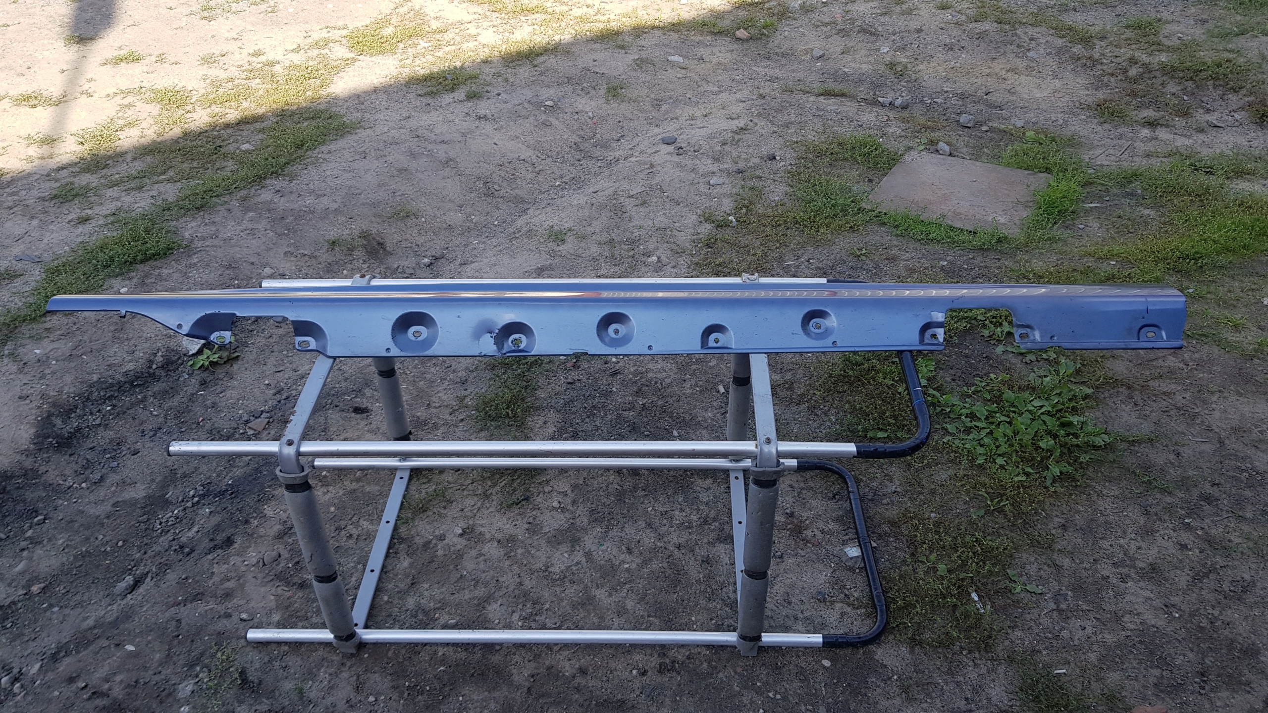 BMW 3 E46 moulding threshold sedan left STAHLBLAU