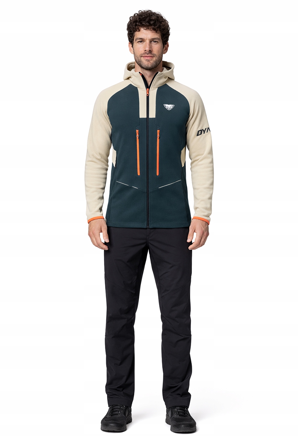 Dynafi Softshellová Bunda S Kapucí Béžovo Grafitová S I3C