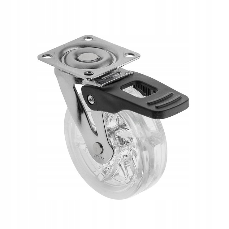 KÓŁKO MEBLOWE OBROTOWE SHIFT 75 MM HAMULEC GTV