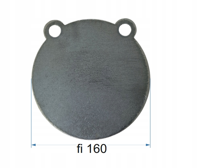 Cel strzelecki Gong fi 160mm stal 6mm