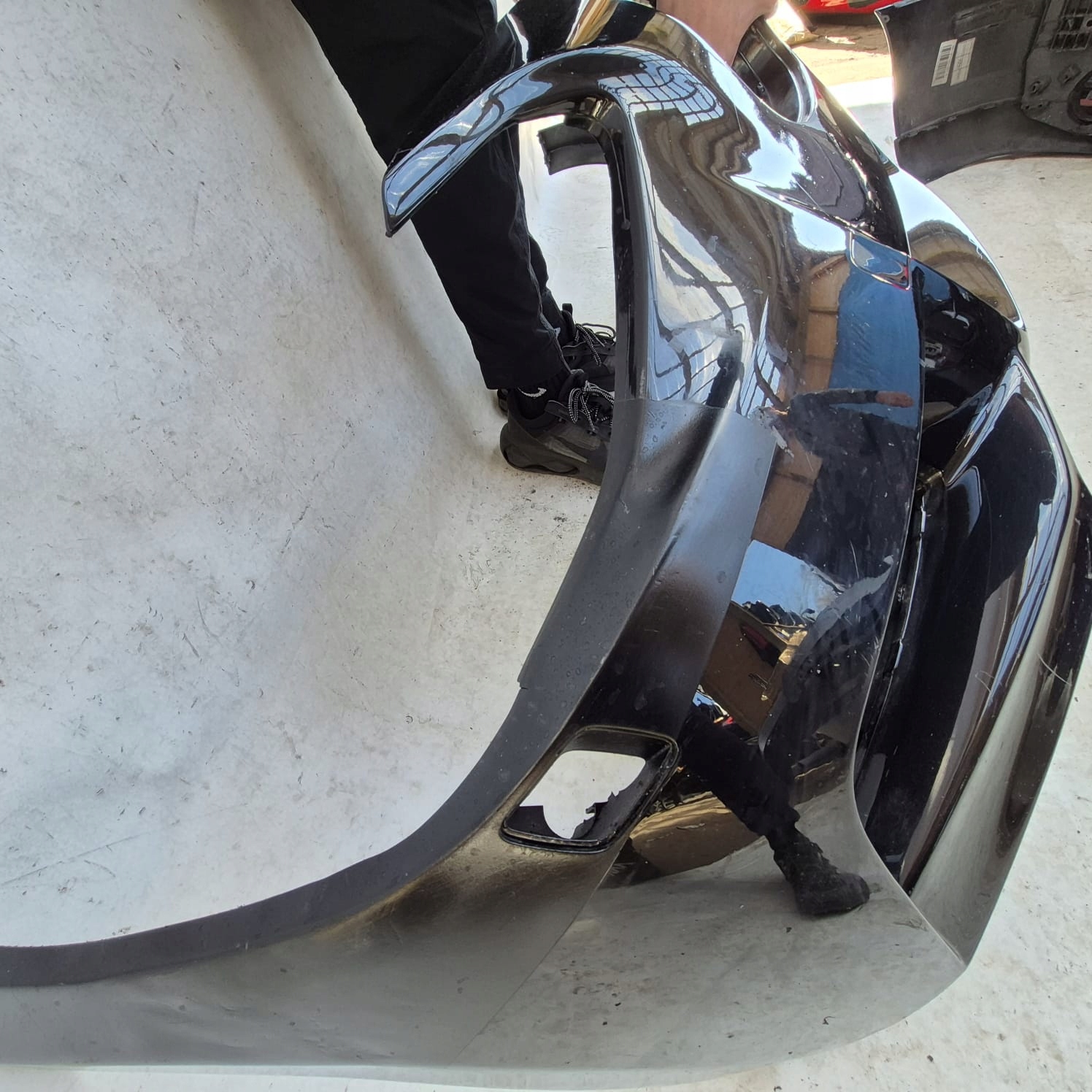 BMW 1 F20 m-packet 11-15 bumper front front washer
