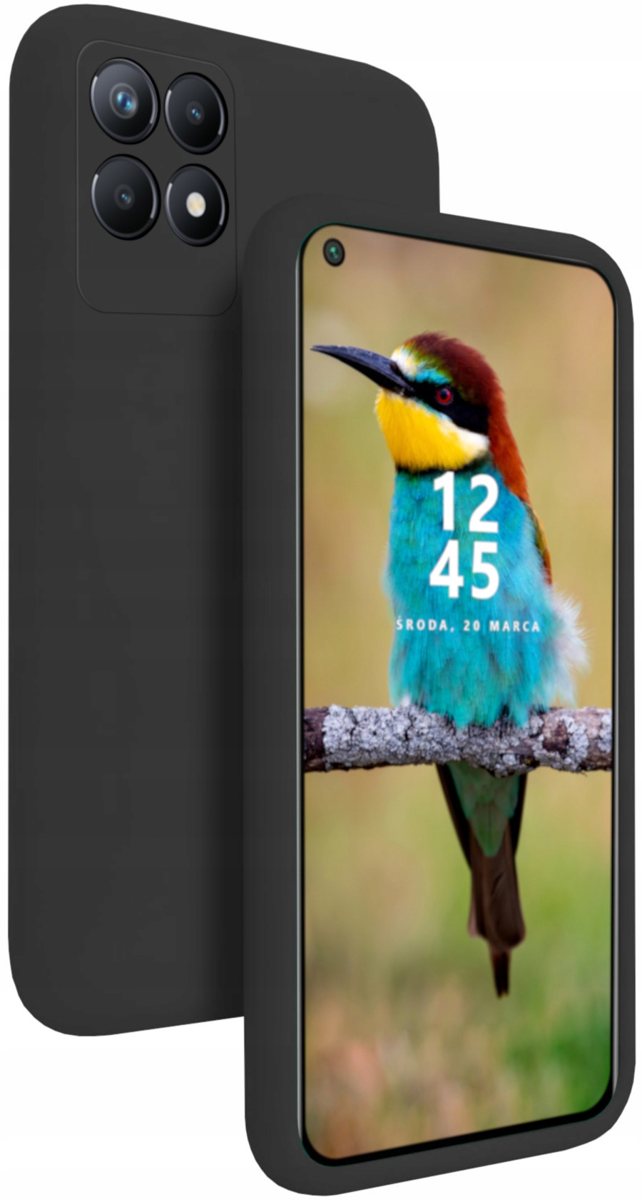 

Etui Case Silicone Soft Do Realme 8I Szkło