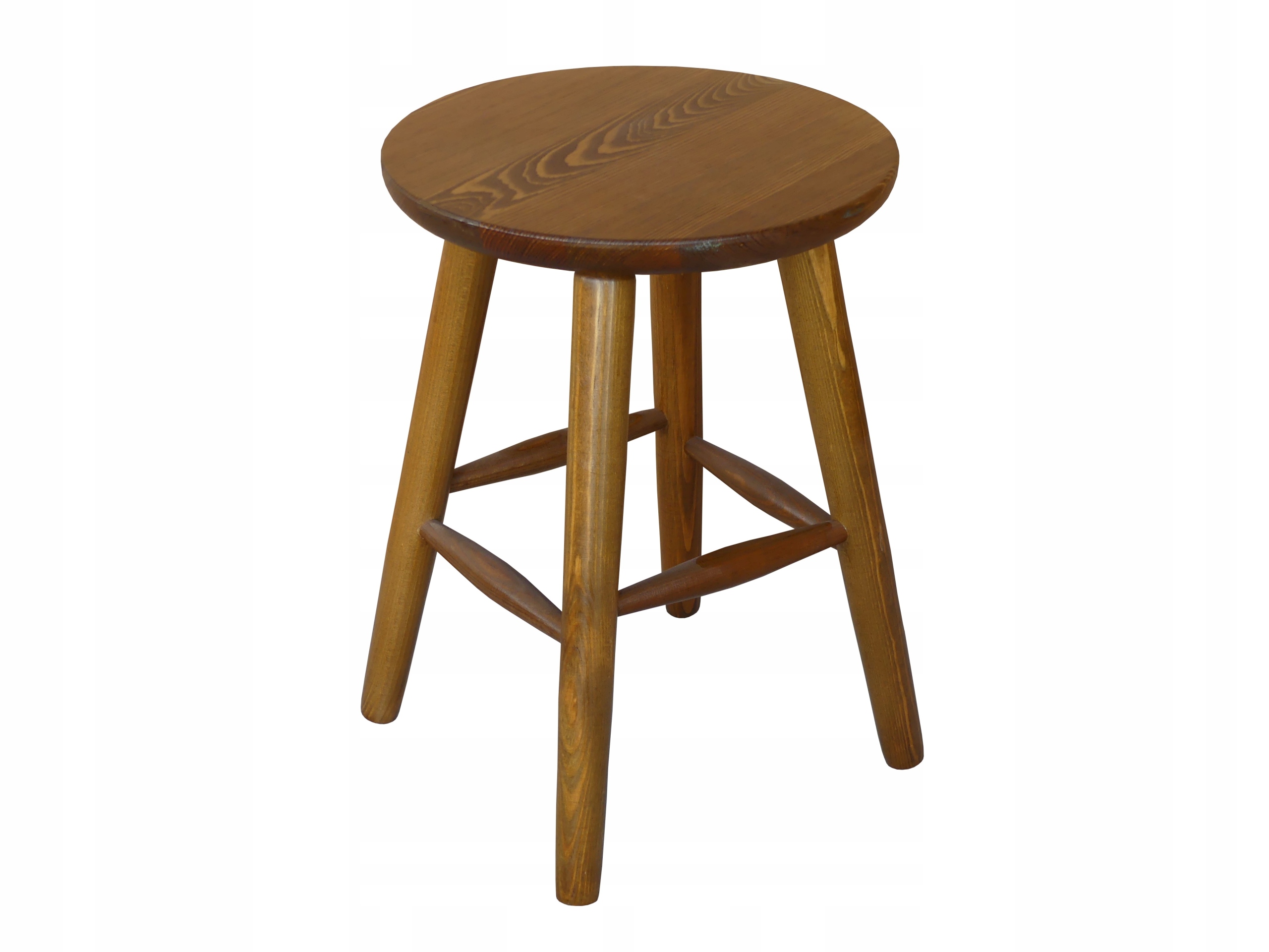 

Taboret Drewniany Stołek Okrągły Solidny