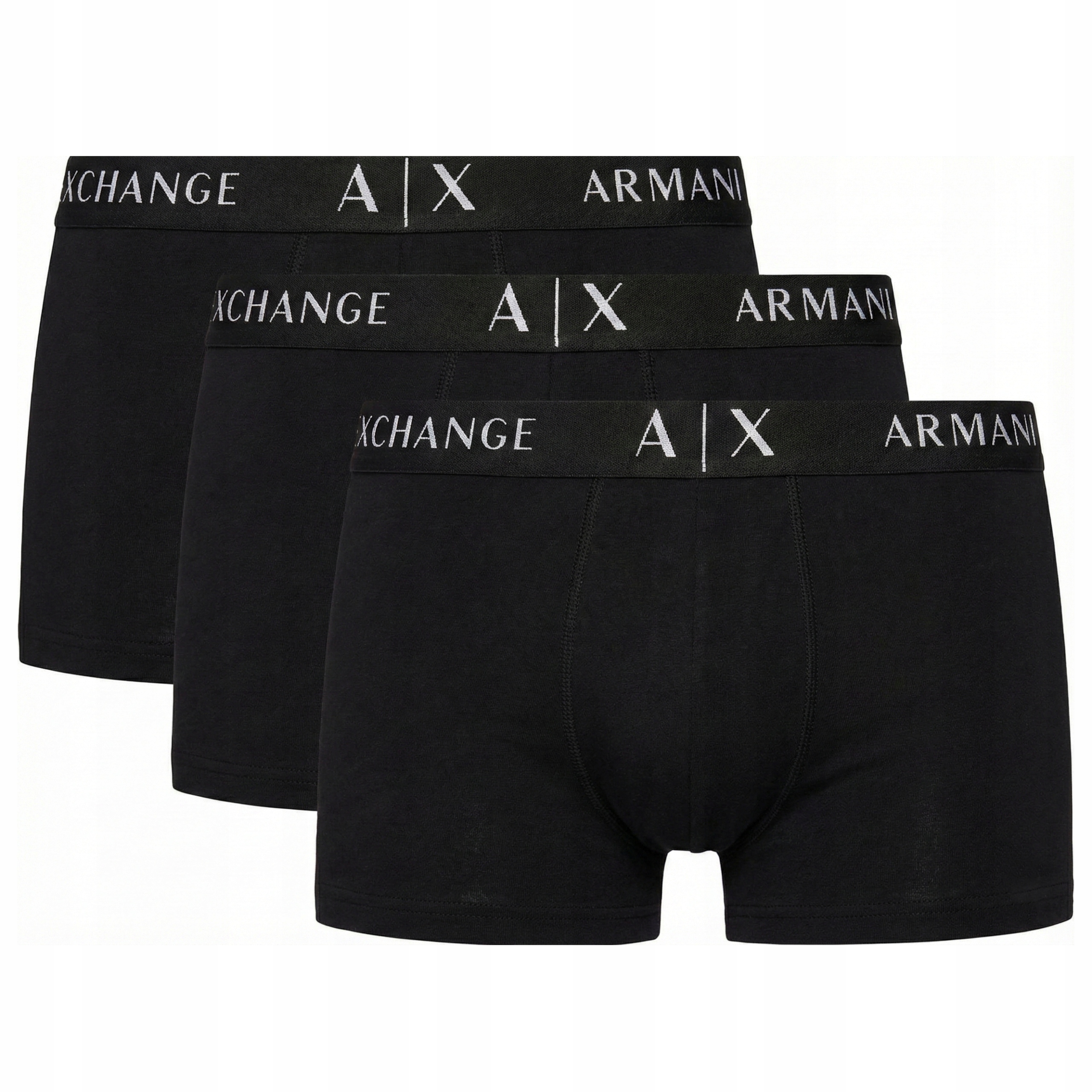 Bokserki męskie Armani Exchange 3pak majtki bawełniane zestaw premium L