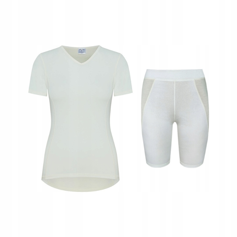 Dámský komplet Bambus Merino Wool krémový vel. M