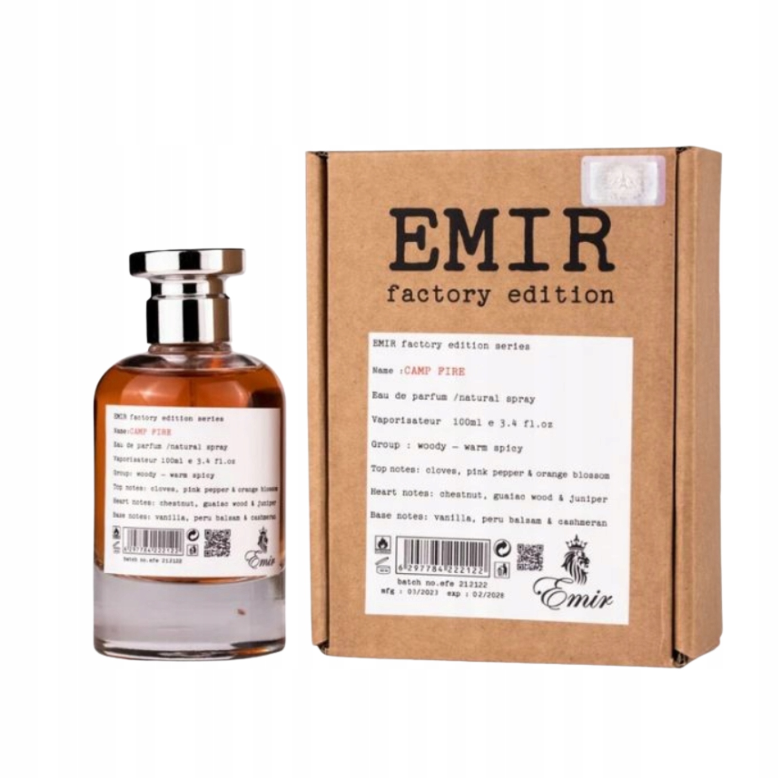 Emir Camp Fire Factory Edition Edp woda perfumowana perfumy arabskie 100ml