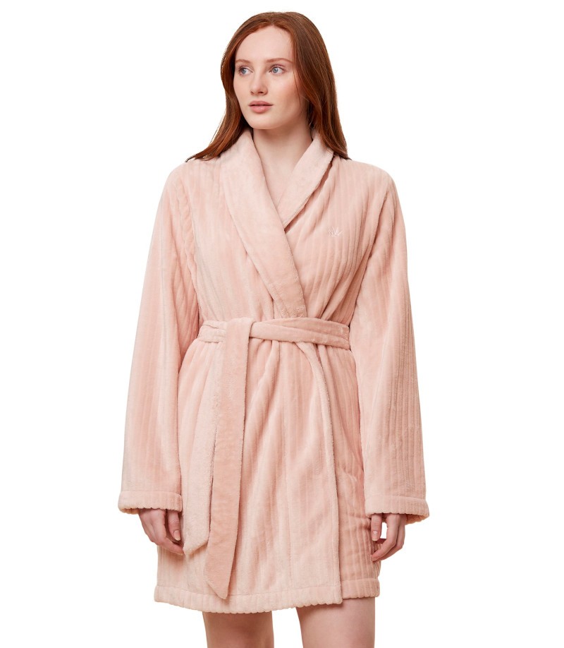 Dámský župan Triumph Robes Fleece Robe 3/4 velikost 40/42