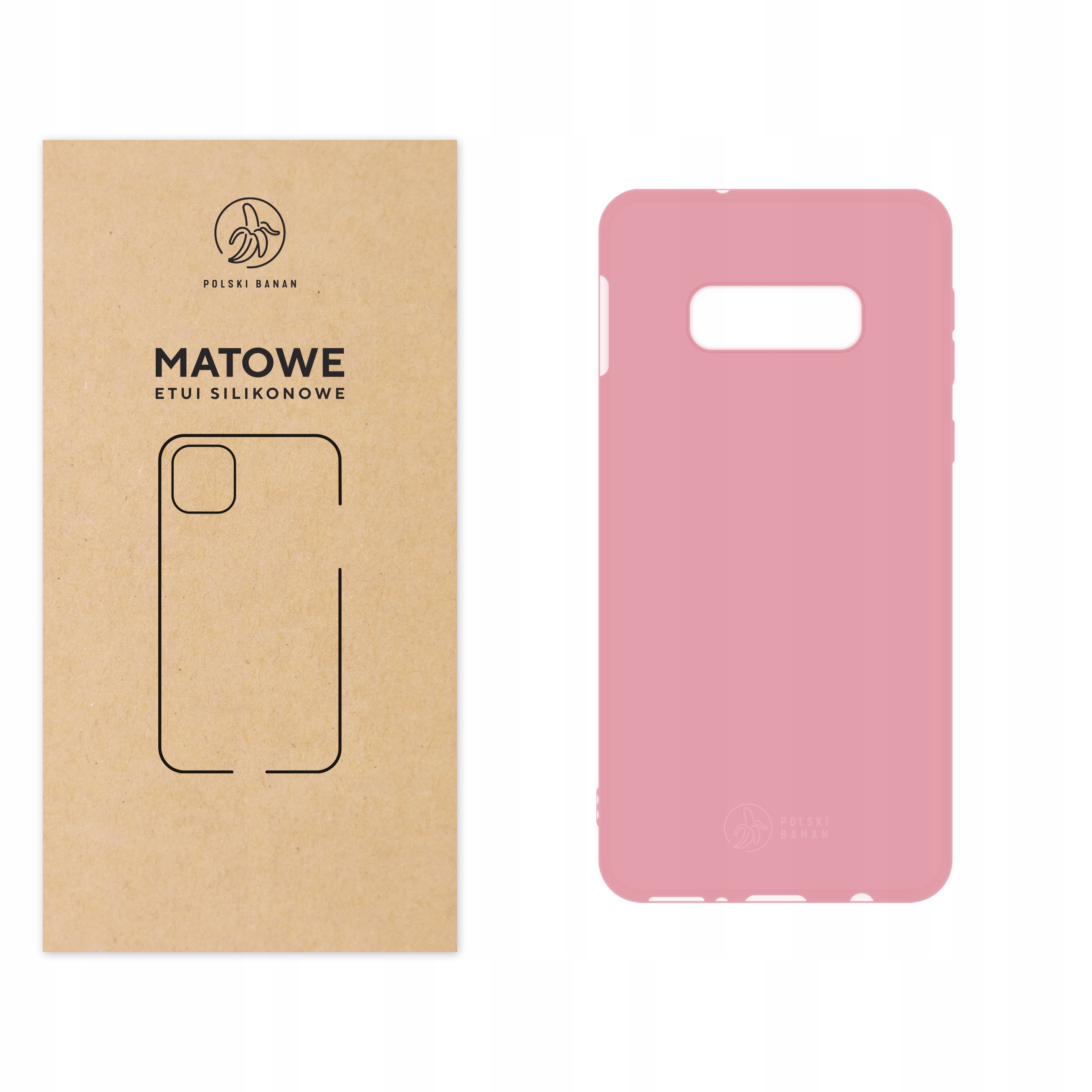 

Etui Matowe do Samsung S10e różowe