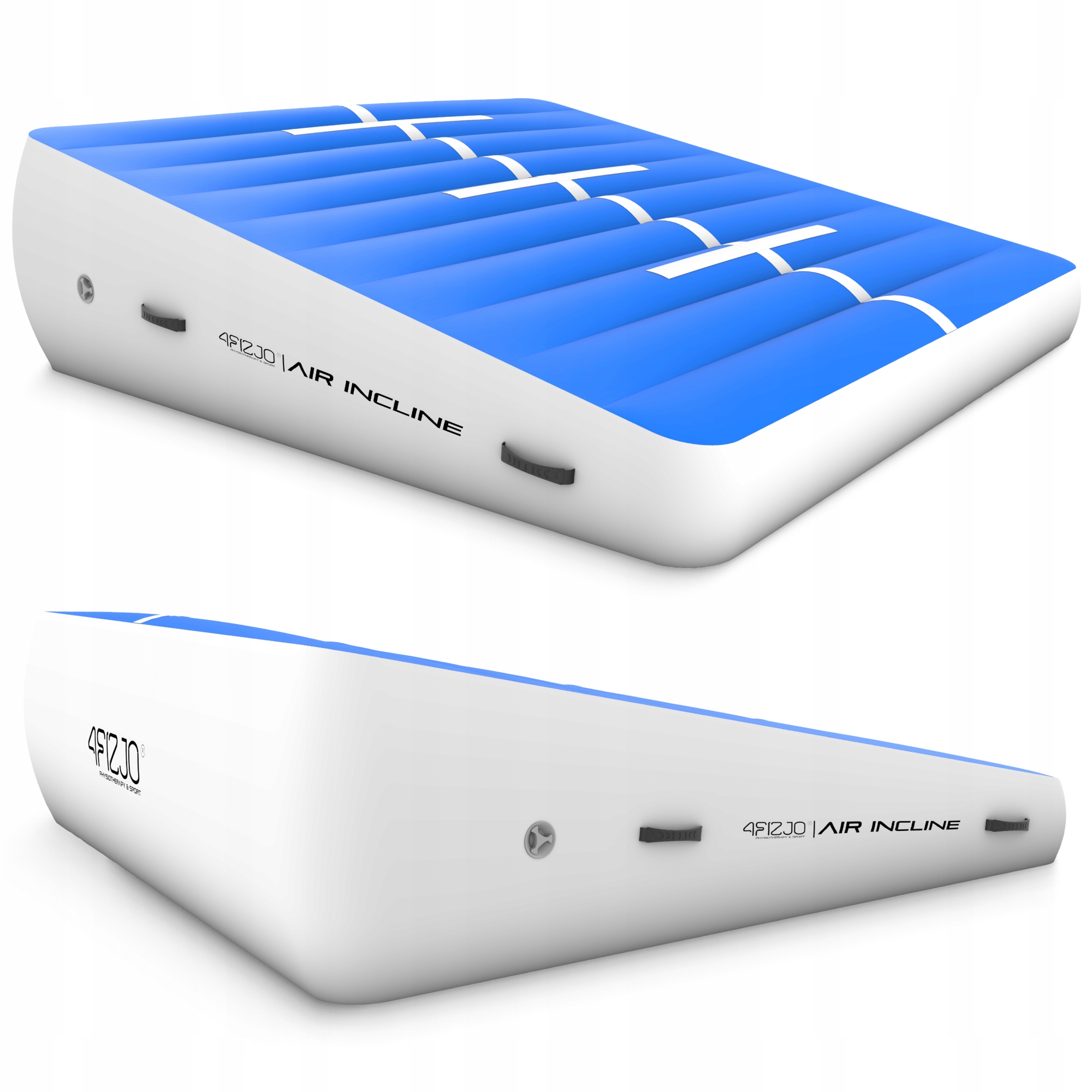 Skos Akrobatyczny Air Incline Skośny Materac Gimnastyczny Dmuchany Pompka