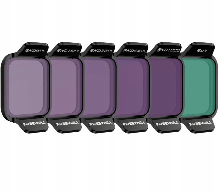 Sada 6v1 Polarizační filtr Pl Šedý Nd 8 16 32 64 1000 Uv pro Dji Flip