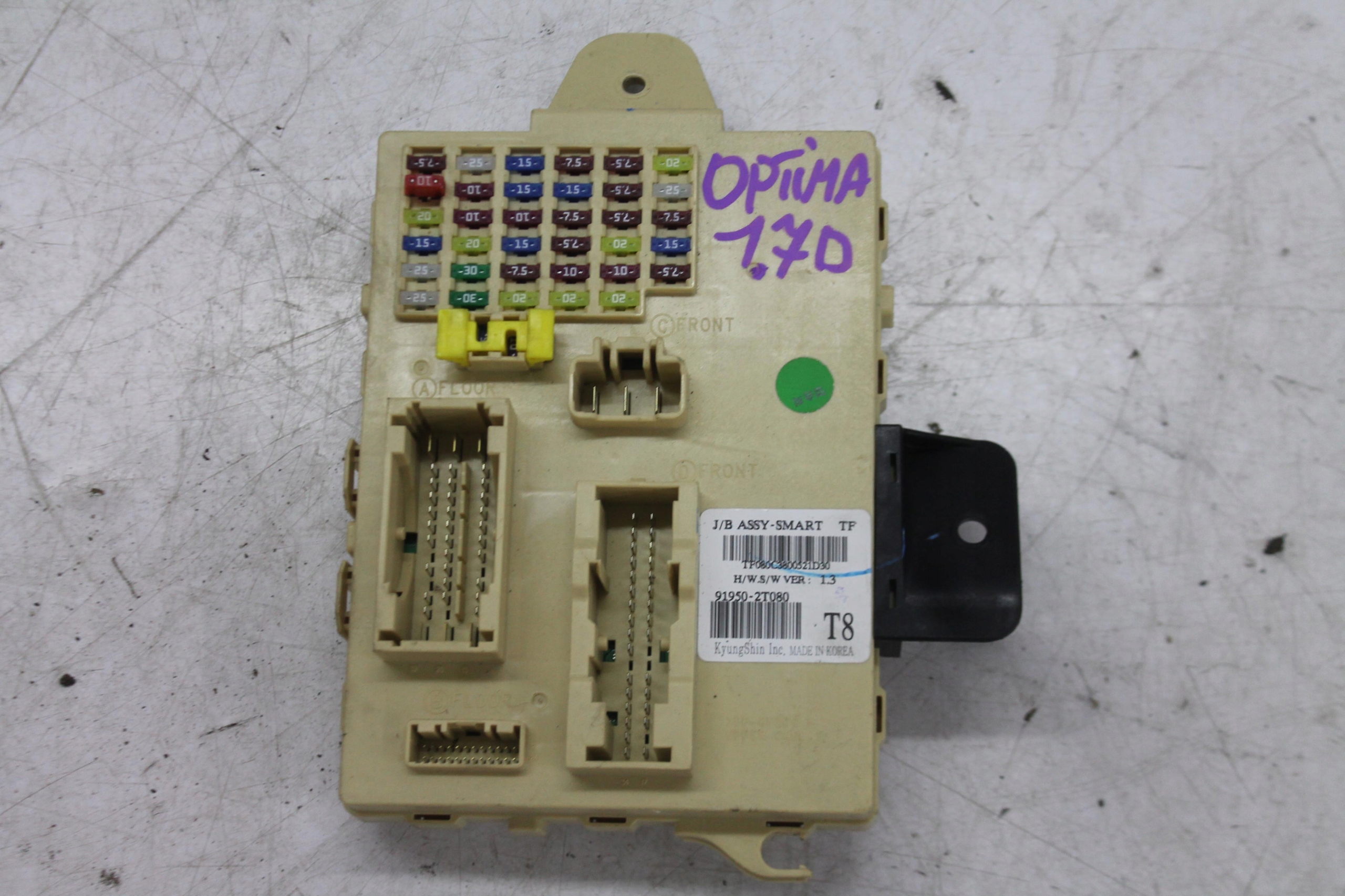 module compartment BSI 91950-2T080 OPTIMA III 1.7 CRDI
