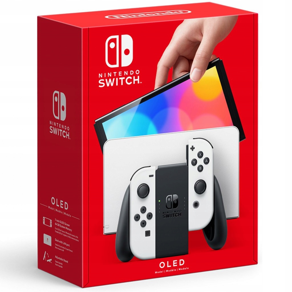 Nová Nintendo Switch Oled White – Komplet Obchod Nový – Zabalený!