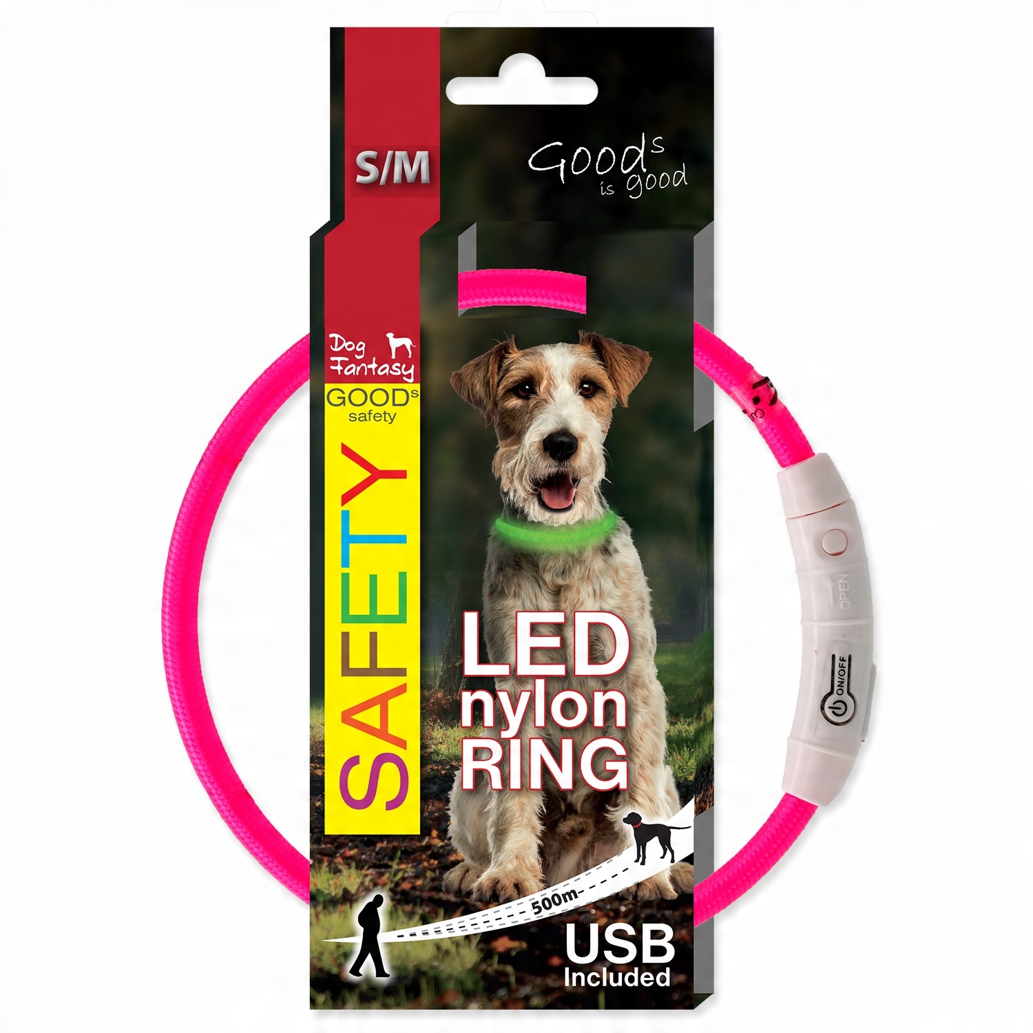 

Obroża Swiecąca Różowa Led 45 CM Dog Fantasy