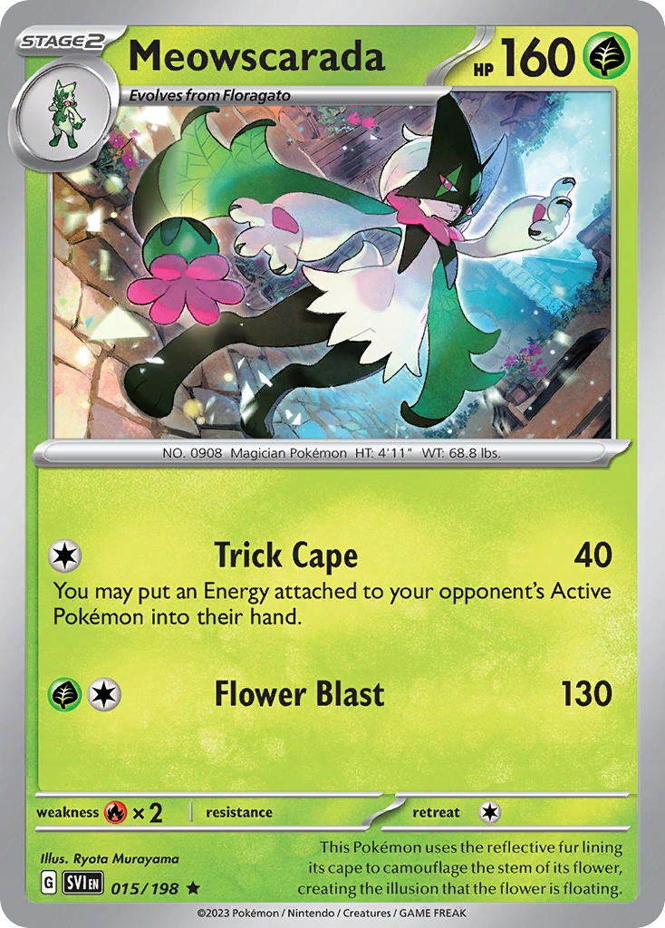 Meowscarada |015/198|SVI|Scarlet & Violet|Holo Rare