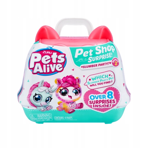 

Zuru Pets Alive Interaktywny Pluszak+transporter