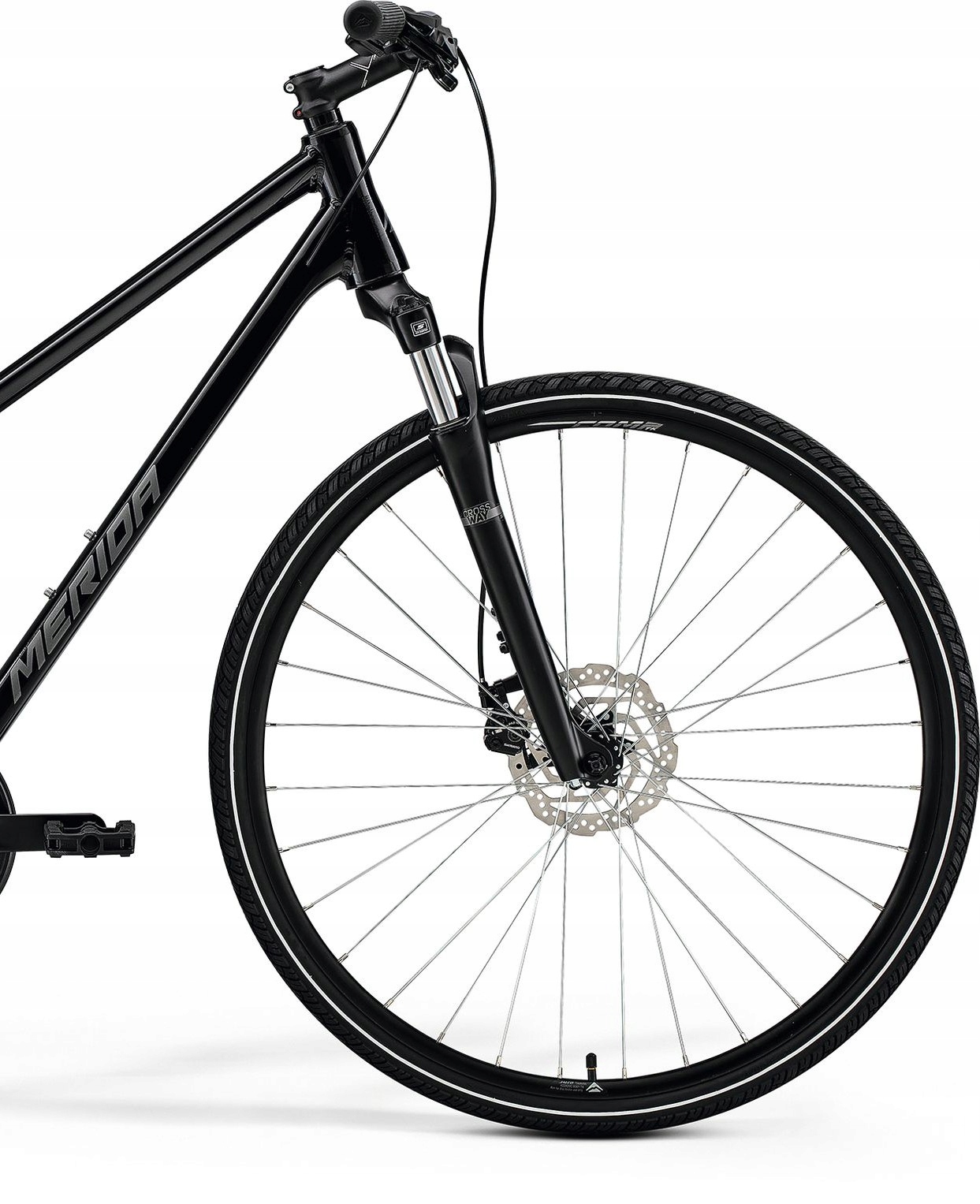 Rower MERIDA CROSSWAY 10 LADY S(47) BLACK(SILVER) Kod producenta 2500982