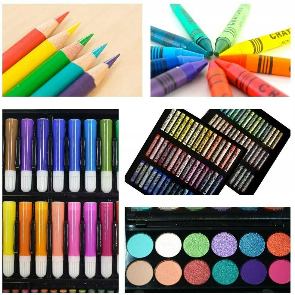 ZESTAW ARTYSTYCZNY DO MALOWANIA POLSKA MARKA XXL Liczba sztuk w zestawie 168 szt.