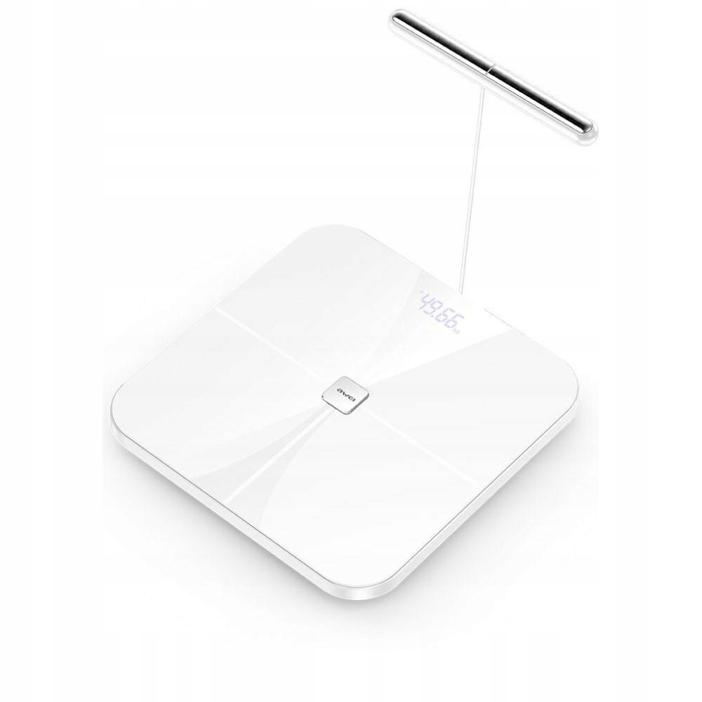Váha na telo Awei SS1 multifunkčná Bluetooth 5.0 500 mAh biela